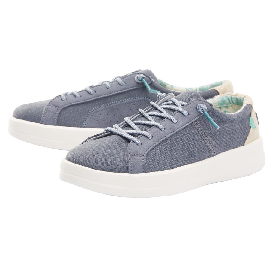 Hey Dude Karina Natürliches Flechtenblau