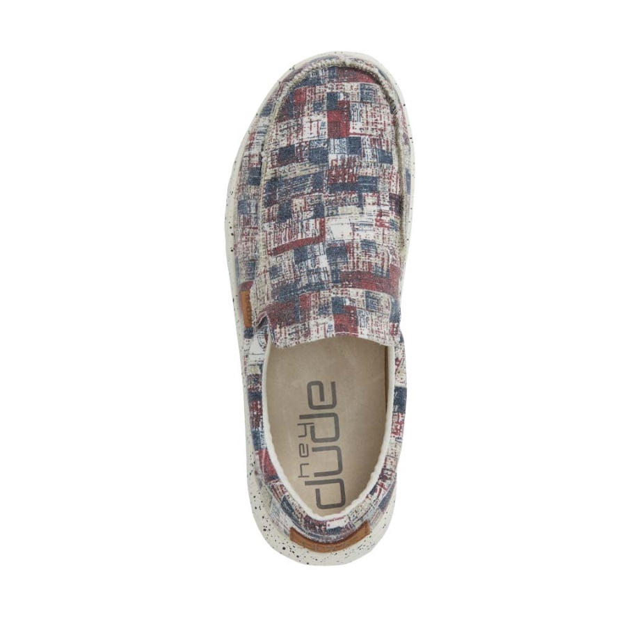 Hey Dude Mikka Print Camo Rot Blau