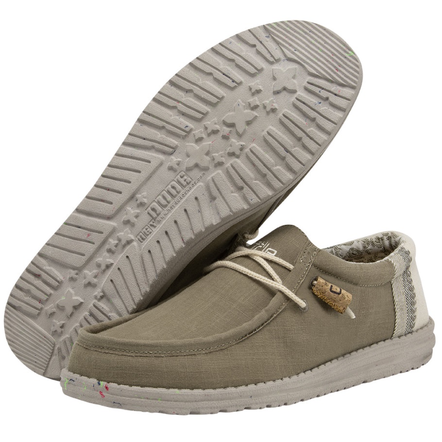 Hey Dude Wally Leinen Natur Mäht