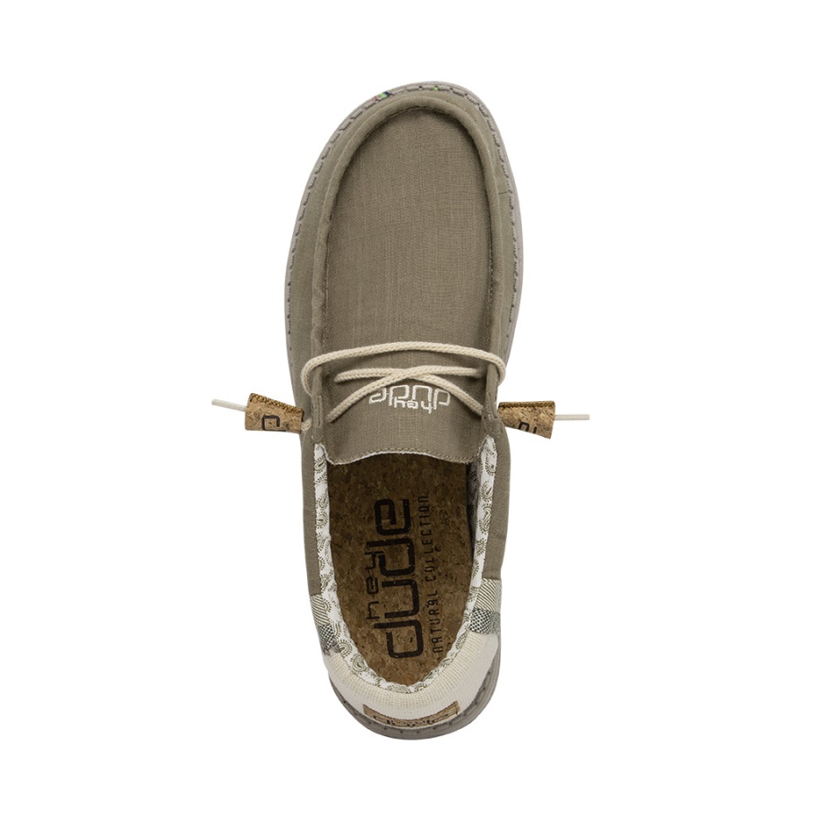 Hey Dude Wally Leinen Natur Mäht