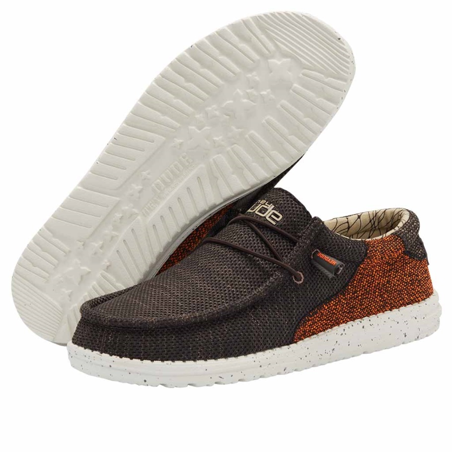Hey Kumpel Wally Sox Wave Java Brown