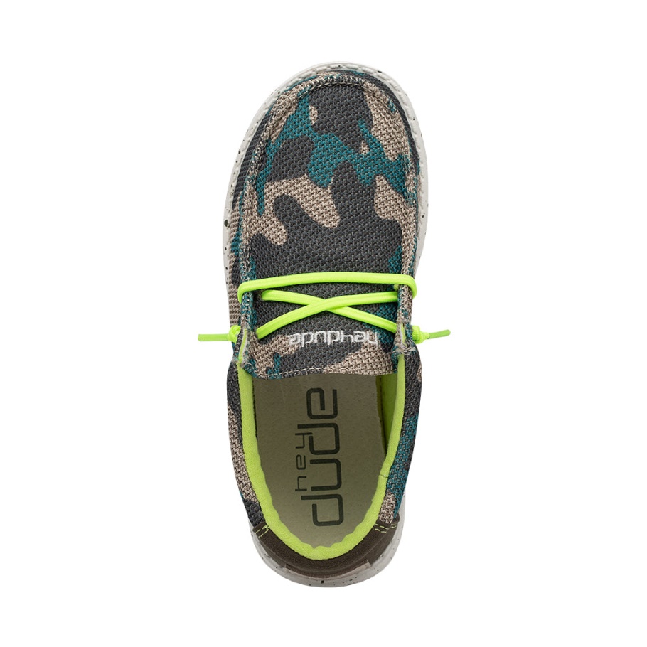 Hey Kumpel Wally Youth Sox Taupe Camo