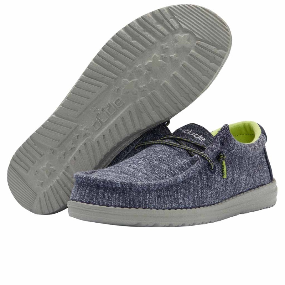 Hey Kumpel Wally Youth Stretch Navy