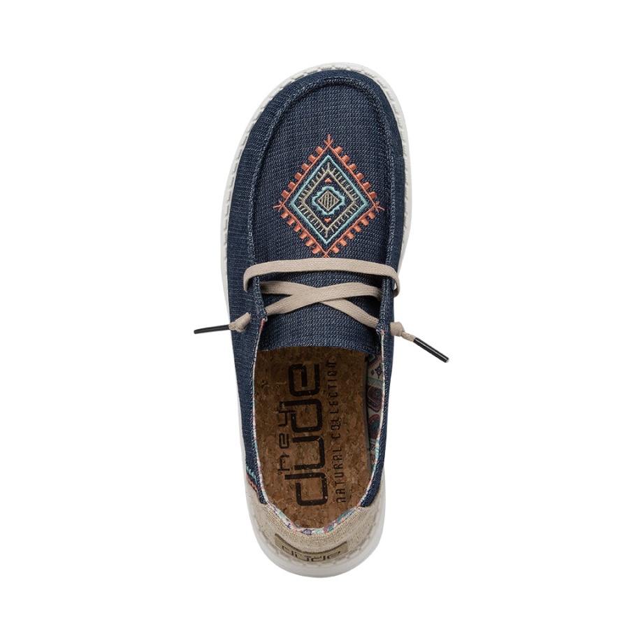 Hey Dude Wendy Boho Grau Ozeanblau