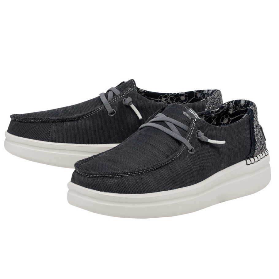 Hey Kumpel Wendy Rise Chambray Graphitblau