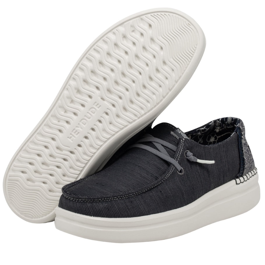 Hey Kumpel Wendy Rise Chambray Graphitblau