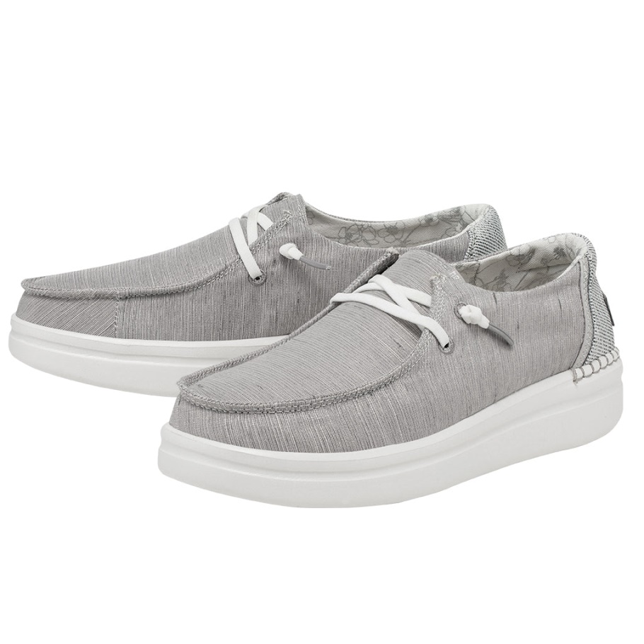 Mode Hey Dude Wendy Rise Chambray Lunar Rock