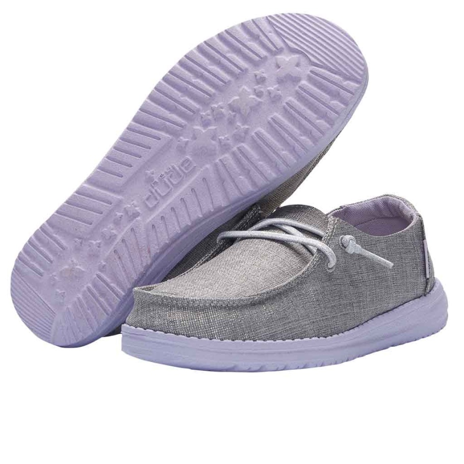 Hey Kumpel Wendy Youth Sparkling Grey Lilac