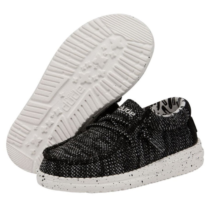 Hey Dude Wally Kleinkind Sox Schwarz-weiß