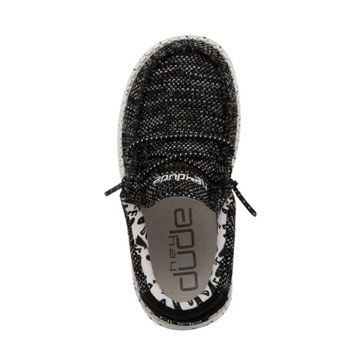 Hey Dude Wally Kleinkind Sox Schwarz-weiß