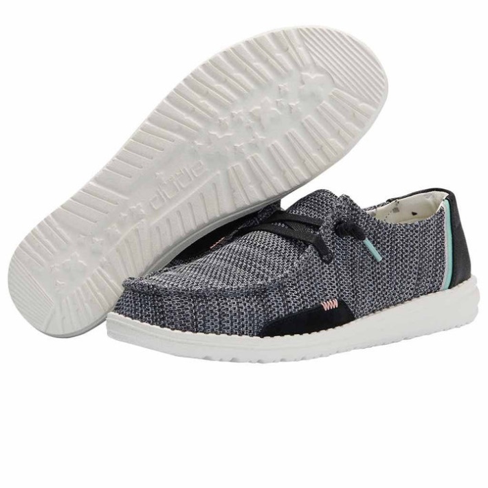 Hey Dude Wendy Sox Funkelnde Schwarze Mode