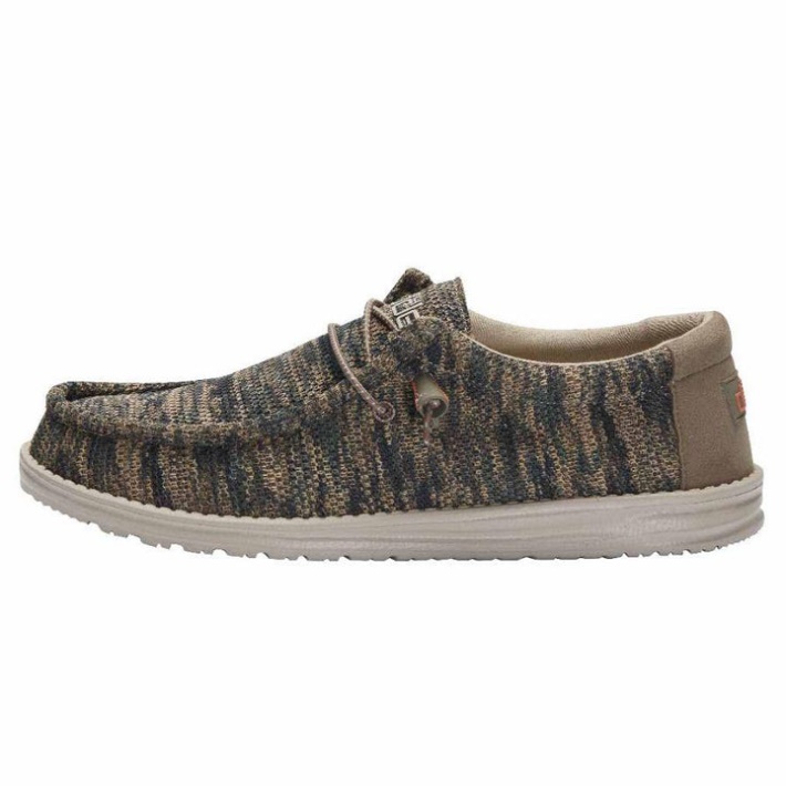 Hey Dude Woodland Camo Wally Sox